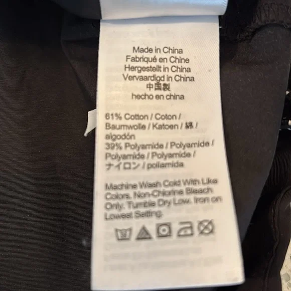 J Crew black raincoat with hood - Picture 12 of 12